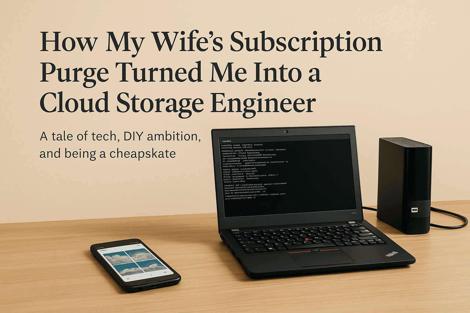 Cover Image for How My Wife’s Subscription Purge Turned Me Into a Cloud Storage Engineer